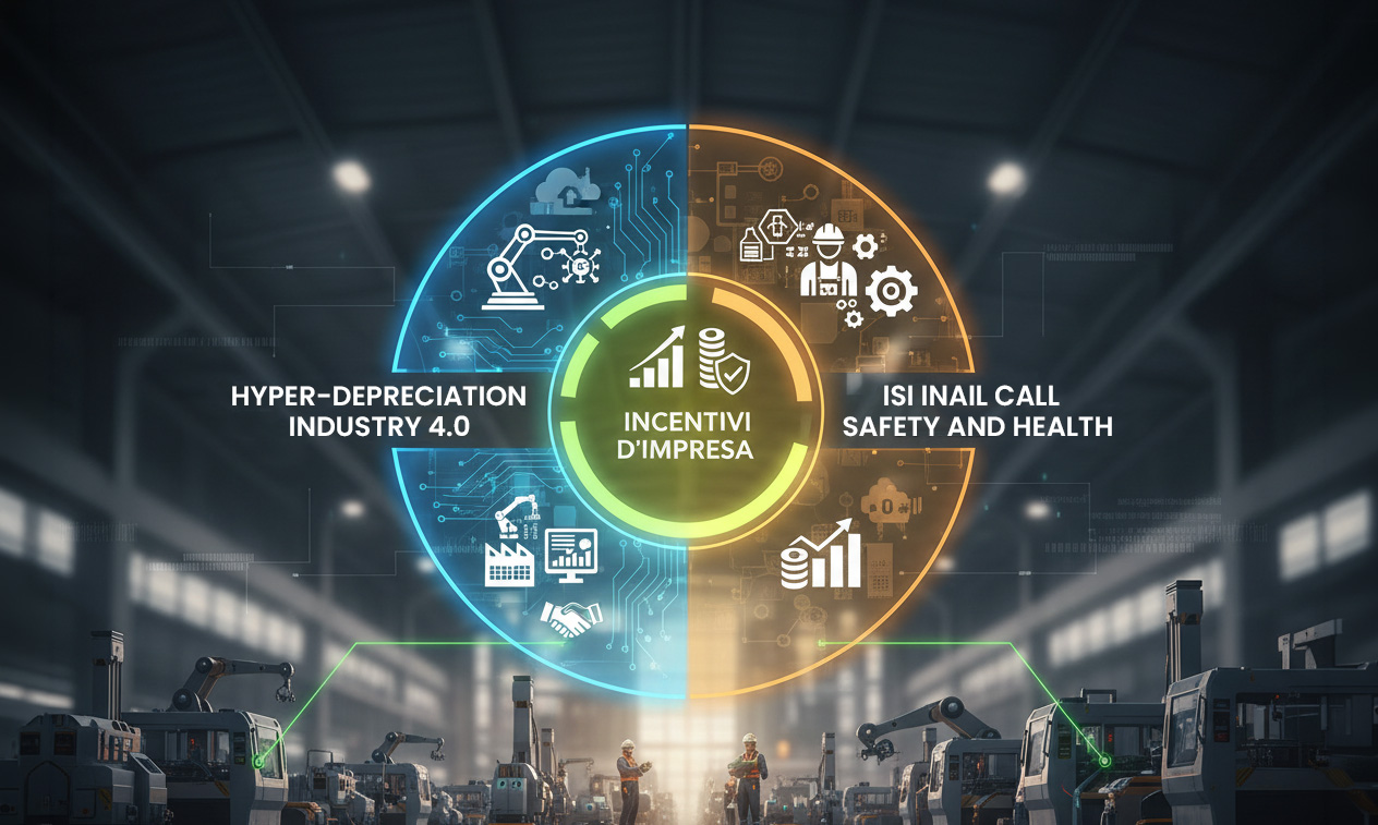 Hyper-depreciation 2026 and INAIL call