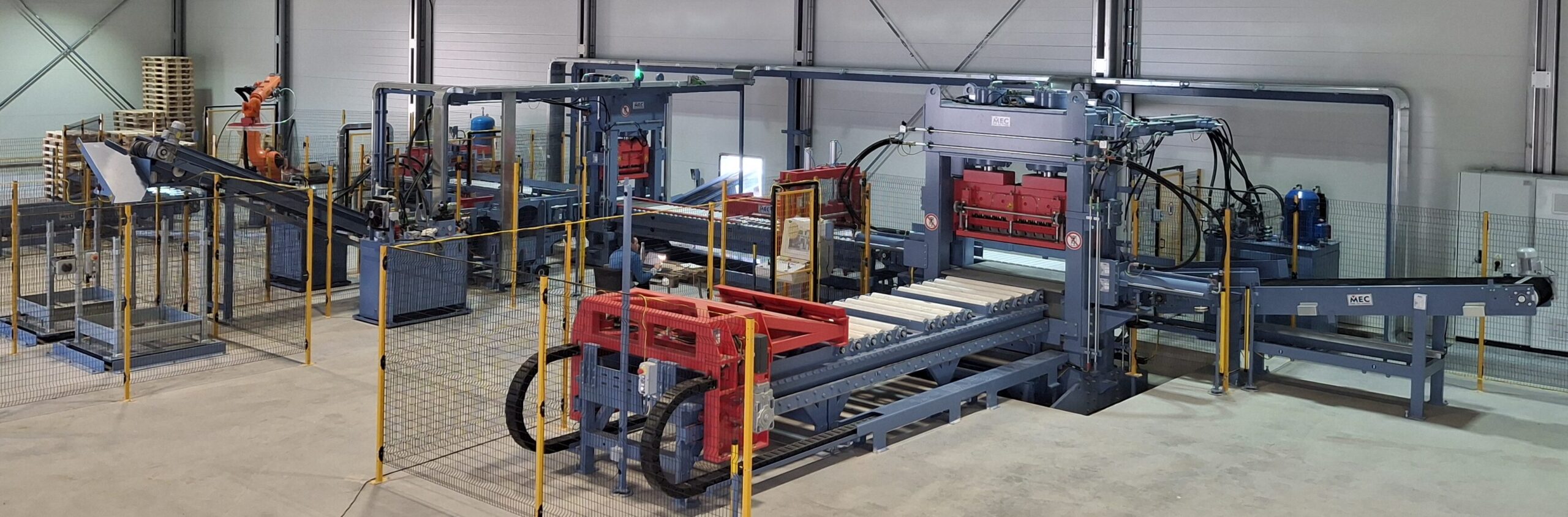 Pallettizzazione automatica della pietra