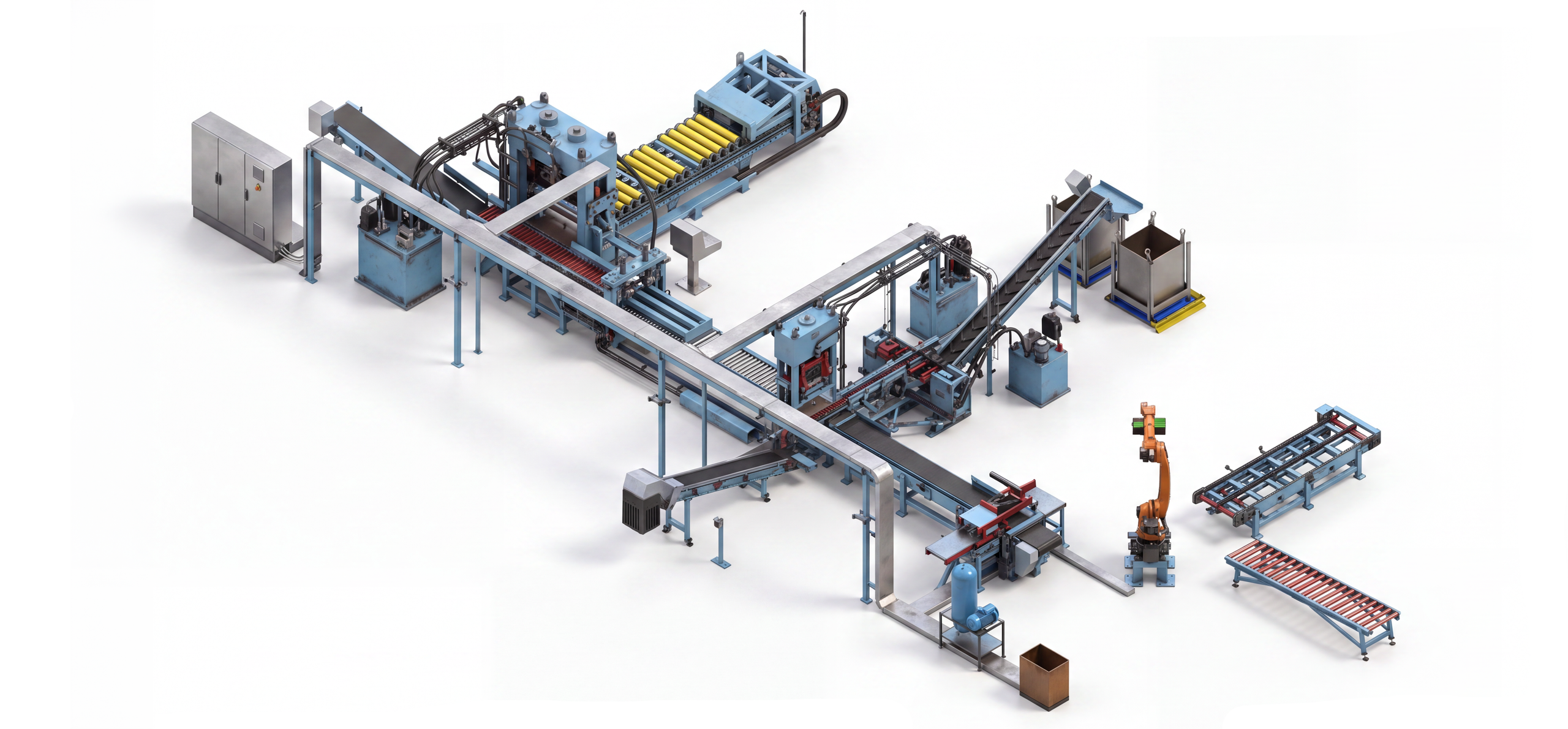 layout 3d paletizzazione